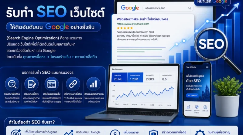 รับทำ seo